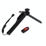  Chân dung cầm tay 3 trong 1 Letspro LY-11 Gậy chụp ảnh tự sướng có thể mở rộng Monopod với màn trập từ xa cho điện thoại thông minh, máy ảnh kỹ thuật số, máy ảnh thể thao GoPro 