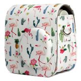  Flamingo Cactus mẫu da PU bảo vệ Camera Case Túi Ví FUJIFILM Instax Mini 7S / 7C Máy ảnh 