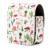  Flamingo Cactus Pattern Túi đựng máy ảnh bảo vệ bằng da PU cho máy ảnh FUJIFILM Instax Mini90 