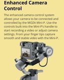  Bộ ổn định Gimbal cầm tay MOZA Mini-P 3 trục cho Camera hành động và Điện thoại thông minh (Đen) 