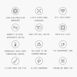  Timesiso P40 Pro 2.4G WiFi 3.9mm 5.0MP HD Visual Earpick Digital Endoscope, Hall Switch Storage (Đen) 