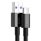  Baseus Superior Series CATYS-01 66W USB to USB-C / Type-C Interface Fast Charging Data Cable, Cable Length:1m(Black) 