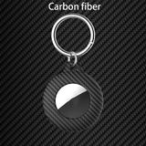  Vỏ bao da bảo vệ Airtag Aturos sợi carbon chống sốc chống trầy kèm móc khóa 