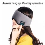  Mặt nạ mắt ngủ Bluetooth 5.0 Mặt nạ âm nhạc không dây thông minh Mặt nạ mắt (Xám) 