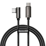  BASEUS CATCS-01 LEGEND SERIES 100W USB-C / C / C sang USB-C / C / loại C Cáp dữ liệu sạc nhanh, Chiều dài cáp: 1M (Đen) 