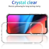  Clear Crystal Acrylic + TPU Vỏ chống sốc bốn góc cho iPhone 13 (trong suốt) 