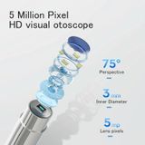  X1 WIFI Visual Visual Ear Pick HD Nội soi tai kỹ thuật số (Đen) 