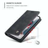  Cho iPhone 13 Pro CaseMe-013 Bao da nắp gập ngang mờ phong cách cổ điển đa chức năng có khe cắm thẻ & ngăn đựng & ví (Đen) 