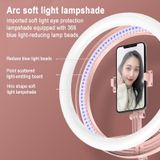  JM01 11 inch Vị trí đơn Fill Light Beauty Selfie Desktop Broket Live Broadcast Tích hợp Tầng LED Light (Đen) 