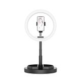  JM01 11 inch Vị trí đơn Fill Light Beauty Selfie Desktop Broket Live Broadcast Tích hợp Tầng LED Light (Đen) 