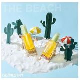  12 IN 1 Miniature Beach Paper Cut Cactus Sandy Beach Bãi biển Trang trí Đạo cụ Nhiếp ảnh (Brown) 