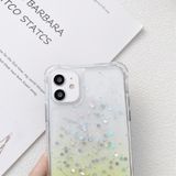  Cho iPhone 13 Pro Gradient Glitter Powder Epoxy TPU Dày Acrylic Ốp Chống Sốc Có Dây Buộc Cổ Rộng (Hồng) 