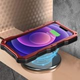  Cho iPhone 13 Pro Max Camshield Shockproof Life Vỏ kim loại chống bụi chống nước có giá đỡ (Đỏ) 