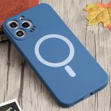  Chất lỏng Silicone Shockproof Magsafe Case cho iPhone 13 Pro Max (Navy Blue) 