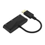  D45 3 trong 1 HDMI sang HDMI + VGA + 3.5 Cáp chuyển đổi âm thanh (Đen) 