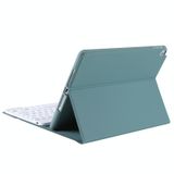  A11B-A Texture Texture Square Keycap Bàn phím Bluetooth Bao da có điều khiển cảm ứng cho iPad Air 4 2020 10.9 / Pro 11 Inch 2021 & 2020 & 2018 (Dark Green) 