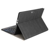  Bàn phím bao da cho Microsoft Surface đi 3 / 2/1 SFGOS Tri-màu Backlit Tree Texture Bluetooth Keyboard Case Da (Black + Đen) 