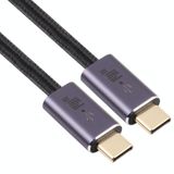  140W USB 2.0 USB-C / C / C / C Cáp dữ liệu bện nam sang USB-C / Loại C, Chiều dài cáp: 2m (Đen) 