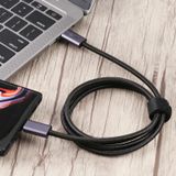  140W USB 2.0 USB-C / C / C / C Cáp dữ liệu bện nam sang USB-C / Loại C, Chiều dài cáp: 2m (Đen) 