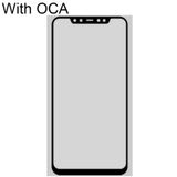  Màn hình trước Ống kính bên ngoài bằng kính với chất kết dính quang học OCA rõ ràng cho Xiaomi Mi 8 