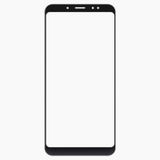  Màn hình trước Ống kính thủy tinh bên ngoài với OCA Clear Clear Keo cho Xiaomi Redmi Note 5 (Đen) 