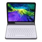  A11b Lambskin Mexture Ultra-SUSE Bàn phím Bàn phím Bluetooth với giá đỡ bút cho iPad Air 5 2022 / Air 4 2020 10.9 & Pro 11 inch 2021/2020/2018 (Vàng hoa hồng) 