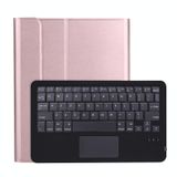  A11b-A Lambskin Mexture Ultra-SUSE Bàn phím Bàn phím với giá đỡ bút & Touchpad cho iPad Air 5 2022 / Air 4 2020 10.9 & Pro 11 inch 2021 /2020 /2018 (Rose Gold) 