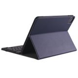  A11BS Lambskin Mexture Ultra-SUSE Bàn phím Bàn phím Bluetooth với giá đỡ bút & đèn nền cho iPad Air 5 2022 / Air 4 2020 10.9 & Pro 11 inch 2021/2020/2018 (màu xanh) 