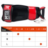  MTB SJ-004A Freestyle Grappling Thai Boxing Training Training Legards Bảo vệ mắt cá chân Dụng cụ bảo hộ thể thao, Kích thước: L (Đỏ) 