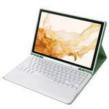  A800B Candy Màu sắc có thể tháo rời Bàn phím Bàn phím Bluetooth với Slot Pen cho Samsung Galaxy Tab S8+ / S7+ / S7 Fe (màu xanh lá cây nhạt) 