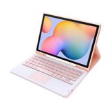  A610B-A Candy Color Bàn phím Bàn phím Bluetooth với Slot Pen & Touchpad cho Samsung Galaxy Tab S6 Lite 10,4 inch SM-P610 / SM-P615 (màu hồng) 