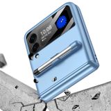  Đối với điện thoại Samsung Galaxy Z Flip4 GKK Magnetic Full Coverage Case có bút (Màu hồng) 