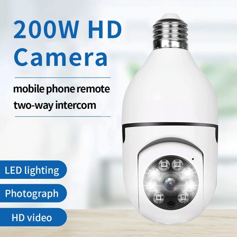 Cámara de Bombillo de Seguridad 360°: ¡Vigila tu hogar con estilo e inteligencia! - Camara Bombillo de Seguridad 360º