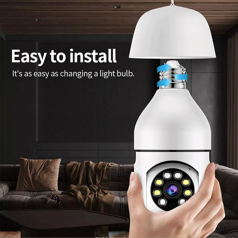 Cámara de Bombillo de Seguridad 360°: ¡Vigila tu hogar con estilo e inteligencia! - Camara Bombillo de Seguridad 360º