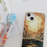  Cho iPhone 14 Pro Varnishing Water Stick Bao da PC (Tình yêu) 