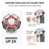  ANLAN EMS Crystal Diamond RF Dụng cụ làm đẹp nhập khẩu (Tím chuyển sắc) 