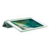  Bao da đựng bút Skin Feel Bao da máy tính bảng gập ba lần cho iPad 10.2 2019 / iPad 10.2 2020 / iPad Air 3 / iPad Pro 10.5 (Xanh lá cây Matcha) 