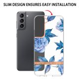  Dành cho Ốp điện thoại Samsung Galaxy S23+ 5G Dòng Hoa và Thực vật IMD TPU (Hoa mẫu đơn phong lan) 