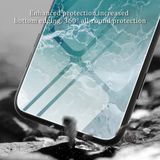  Đối với ốp lưng điện thoại kính hoa văn đá cẩm thạch Xiaomi 13 (Đại dương xanh) 