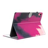  Dành cho iPad 10th Gen 10.9 2022 Bao da máy tính bảng dạng lật họa tiết màu nước (Màu Berry) 
