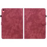  Dành cho iPad 10th Gen 10.9 2022 Bao da máy tính bảng lật hình con hổ (Màu đỏ) 
