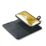  Dành cho Samsung Galaxy S23 5G DG.MING Crazy Horse Texture Bao da từ tính có thể tháo rời (Màu đen) 