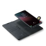  Dành cho Samsung Galaxy S23 Ultra 5G DG.MING Crazy Horse Texture Bao da từ tính có thể tháo rời (Màu đen) 