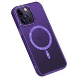 Dành cho iPhone 14 Plus Colorful Series TPU+PC Magsafe Magnetic Phone Case (Màu tím) 