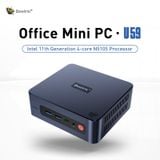  Beelink U59 Pro Windows 11 Mini PC, Intel Jasper Lake N5105, Bộ nhớ: 8GB + 128GB (Phích cắm Vương quốc Anh) 