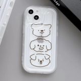  Cho iPhone 12 Khung Túi Khí Ốp Lưng Điện Thoại Ba Con Gấu 