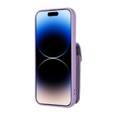  Dành cho Bao da điện thoại có khe cắm thẻ nhớ iPhone 14 Pro (Màu tím) 