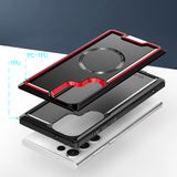  Dành cho Samsung Galaxy S23 5G Armor Hai màu MagSafe Magnetic TPU + PC Phone Case (Màu tím) 