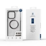  Dành cho iPhone 15 Pro Max DUX DUCIS Aimo Series TPU + PC Vỏ điện thoại MagSafe Frosted Feel (Đen) 