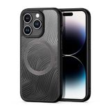  Dành cho iPhone 15 Pro DUX DUCIS Aimo Series TPU + PC Vỏ điện thoại MagSafe Frosted Feel (Đen) 